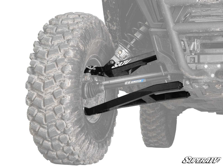 Polaris RZR XP Turbo Sidewinder A-Arms 1.5" Forward Offset - Keller Ball Joints - Black