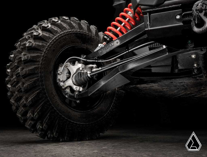 Assault Industries Can-Am Maverick X3 High-Clearance Boxed A-Arms - 72 inch Wide - Keller Ball Joints
