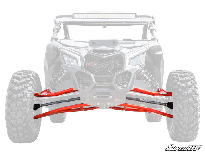 Can-Am Maverick X3 Long Travel Kit - Atlas Pro - Smart-Lok Can-Am Red