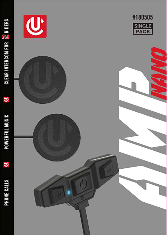 UCLEAR Amp Nano Single Kit Helmet Audio Single Kit 180514