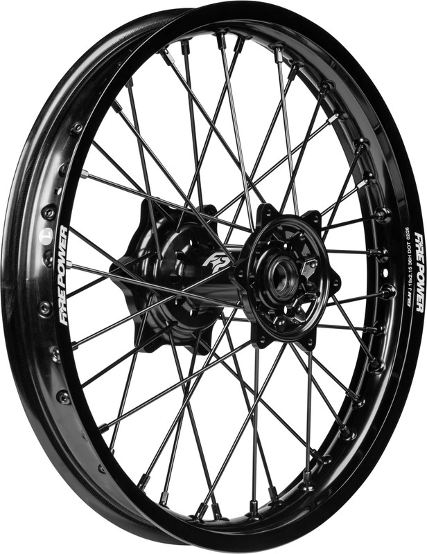 FIRE POWER Rear Wheel 2.15 X 19" Black Yam 568-6419-4444