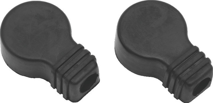 Kuryakyn Crankcase Breather Replacement Rubber Boots (Pair) 9900
