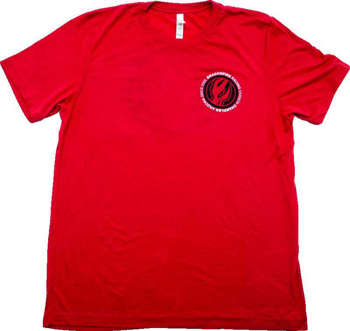 DragonFire Racing Dfr Logo Tee Blue/Red 2Xl 523109