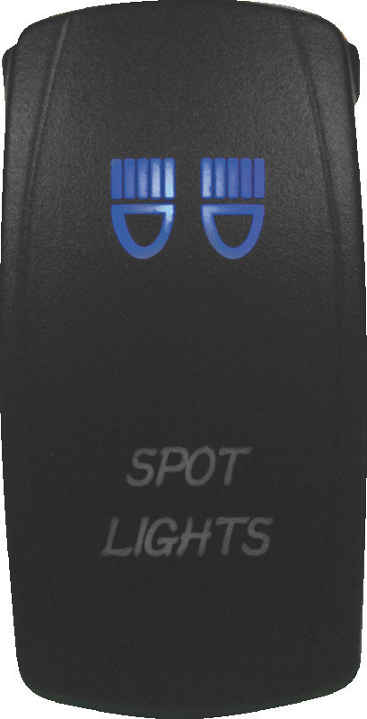 DragonFire Racing Lighted Switch Spot Light On/Off Blue 521385