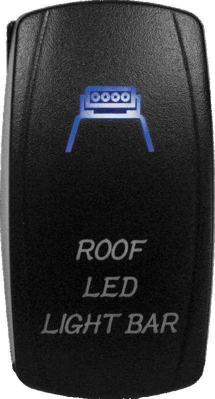 DragonFire Racing Lighted Switch Roof Led On/Off Blue 521395