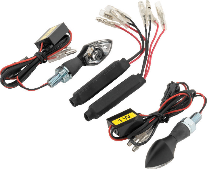 BikeMaster LED Micro Brite pair - Black 266237