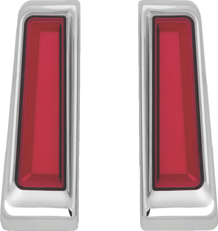 Kuryakyn Tracer L.E.D. Inserts For Saddlebag Supports Chrome 2900