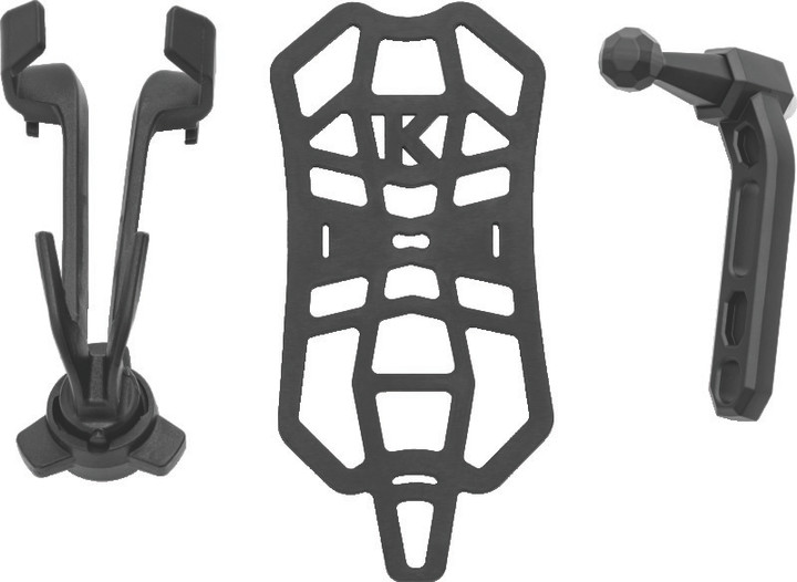 Kuryakyn Free-Flex Device Holder Perch Mount Black 6432