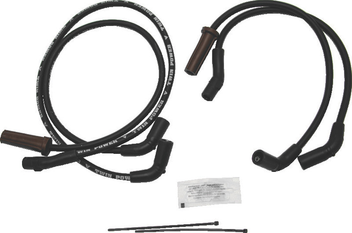 Twin Power 17-Up M8 Touring Models Black Ignition Wire Set 110133
