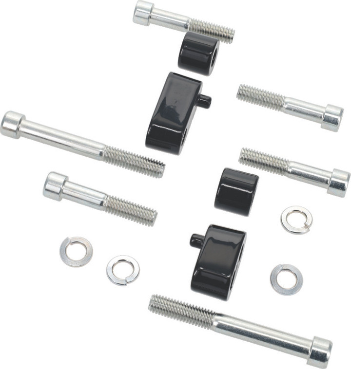 Kuryakyn Driver Floorboard Spacers 09-Up Touring Models Gloss Black 7509