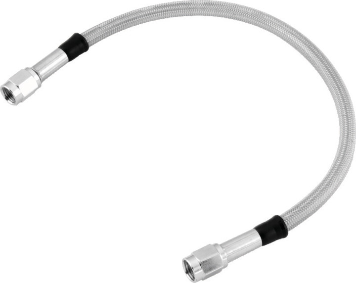 Twin Power 43 Inch Clear Coated Dot Stainless Steel Brake Hose AN-3 35943