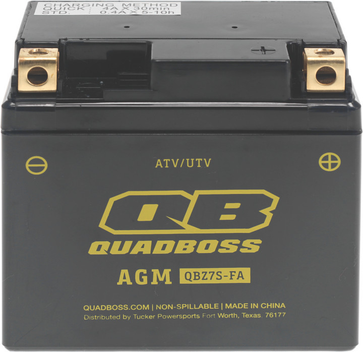QuadBoss Maintenance-Free AGM Battery QBSZ7S-FA 401378