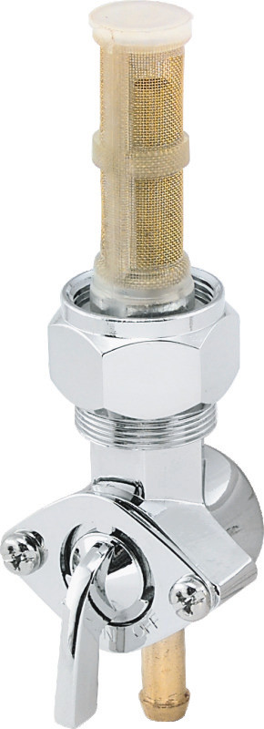 Bikers Choice 75-Up XL Big Twin Custom Chrome 22MM Straight Petcock Replaces H-D 62163-75 492599