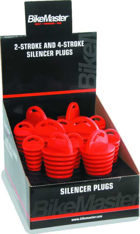 BikeMaster Exhaust Plug Display - 12pc. 151686
