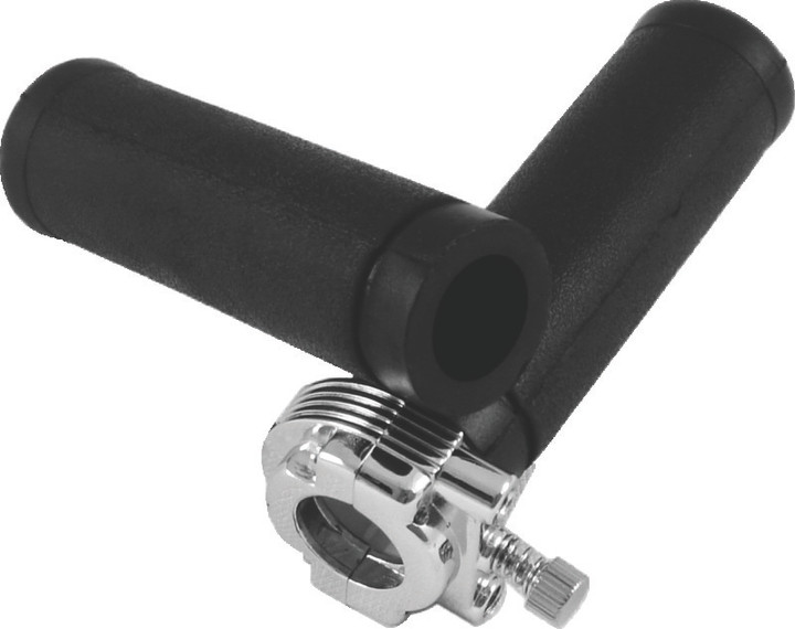 Bikers Choice 1981 Big Twin & XL & Custom Chrome Throttle Assembly With Grips Replaces H-D 56220-81B 492701