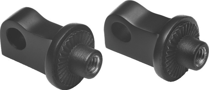 Kuryakyn Splined Peg Adapter HD XL Sportster Black 8896