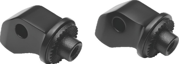 Kuryakyn Splined Front Peg Adapter 15-20 Scout Satin Black 8893