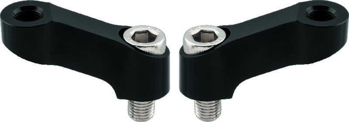 BikeMaster Yamaha Mirror Extension 10mm Pair - Black 152463