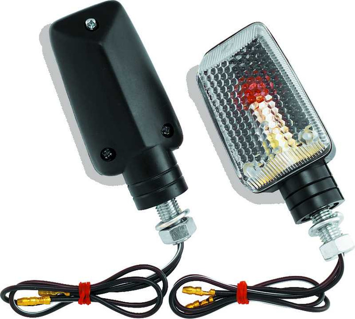 BikeMaster Universal Ministalk Marker Light - Black/Clear 268141
