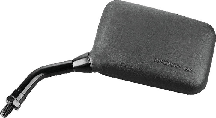 BikeMaster Superbike AX Mirror 10mm - Left - Black 600031