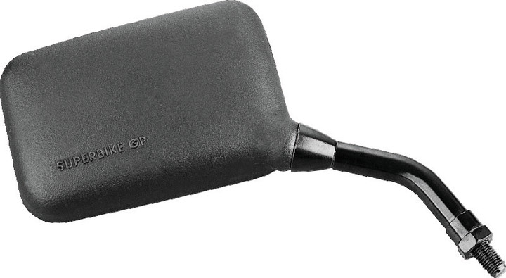 BikeMaster Superbike AX Mirror 10mm - Right - Black 600030