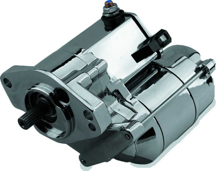 Twin Power 89-06 Big Twin Exc 06 Dyna 1.4 Kw Starter Chrome Rpls H-D 31522-89A 31553-90 31533-94B 215507