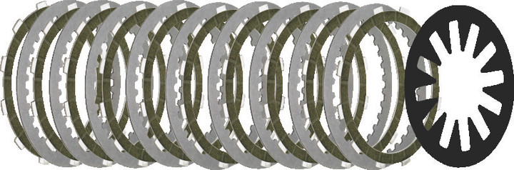Twin Power 98-17 Big Twin Exc CVO S.E. and M8 Clutch Kit Extra Plate W/ Heavy Spring 482038