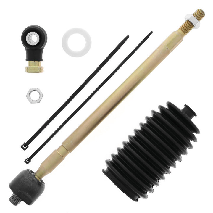 QuadBoss 10-14 Polaris Ranger 400 4x4 Steering Rack Tie Rod Assembly Kit - Left Inner & Outer 411153
