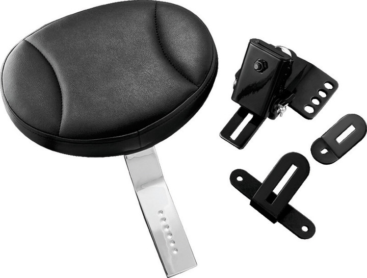 Kuryakyn Plug-In Driver Backrest 97-Up Touring Chrome 1670