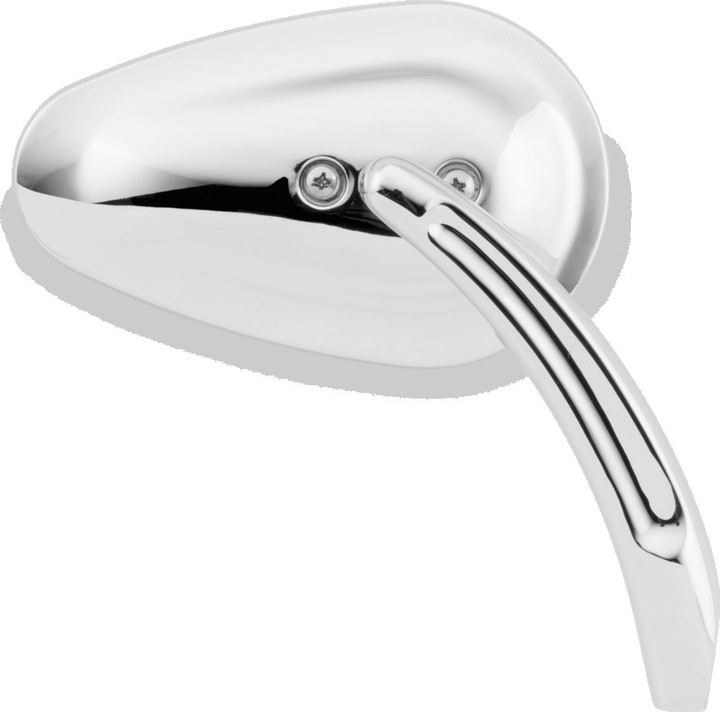 Bikers Choice 65-Up Chrome Tapered Mirrors Universal Custom Pair 488745