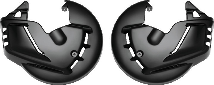 Kuryakyn Brake Rotor Cover Honda 01-17 GL1800 Except Airbag Models - Gloss Black 7460