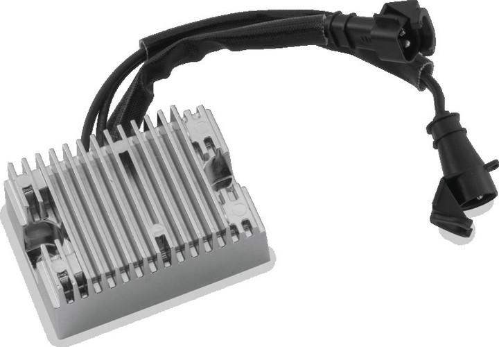 Twin Power 09-13 XL Voltage Regulator Chrome Replaces H-D 74711-08 32 Amp 498254