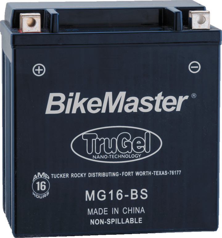 BikeMaster TruGel Battery - MG16-BS 780520