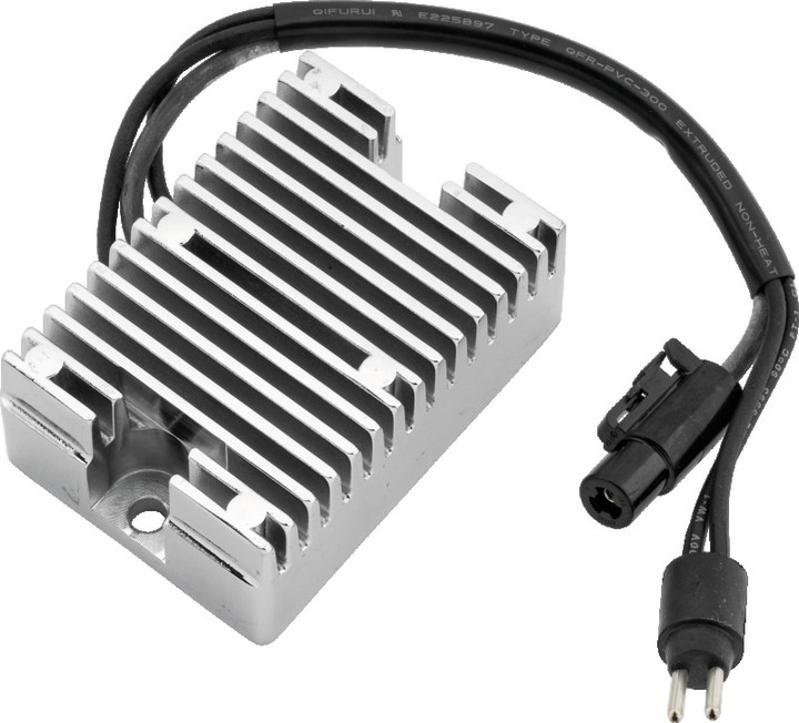 Twin Power 94-03 XL Voltage Regulator Chrome Replaces H-D 74523-94 22 Amp 498252