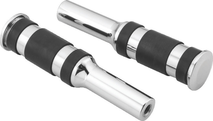 Bikers Choice Chrome Billet Three Band Replacement Pegs For Forward Controls 482790