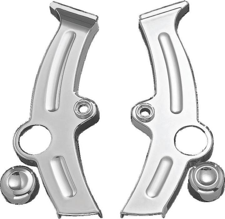 Kuryakyn Boomerang Frame Covers For 00-07 Softail Chrome 7851