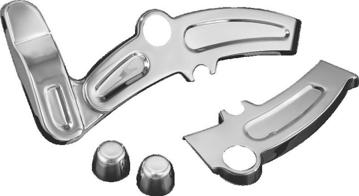 Kuryakyn Boomerang Frame Covers 08-17 Softails Chrome 7773
