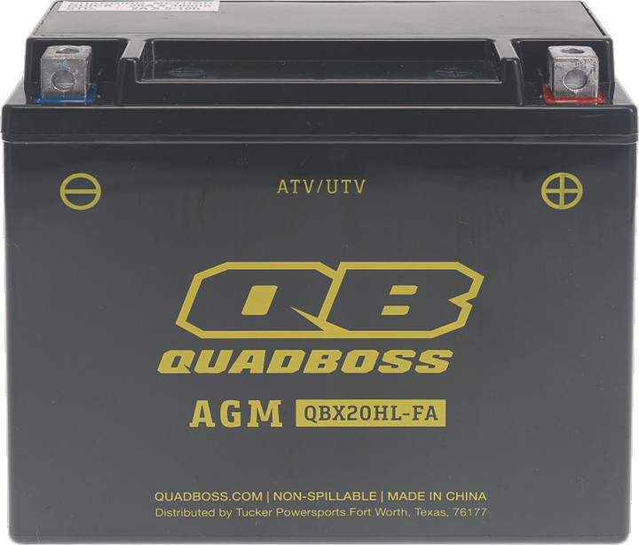 QuadBoss Maintenance-Free AGM Battery QBX20HL-FA 401385