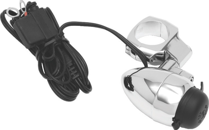 Kuryakyn Electrical Power Point With 1-1/4 inch Bar Mount Chrome 1476