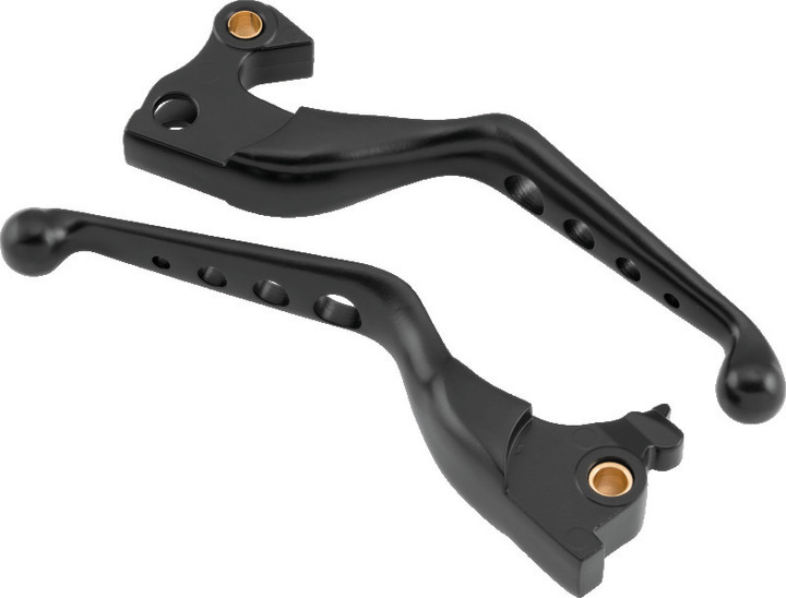 Bikers Choice 14-22 XL Black O Series 4 Hole Lever Set 490978