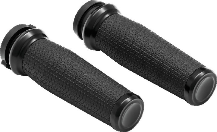 Kuryakyn Thresher Grips Throttle-By-Wire Black 5943