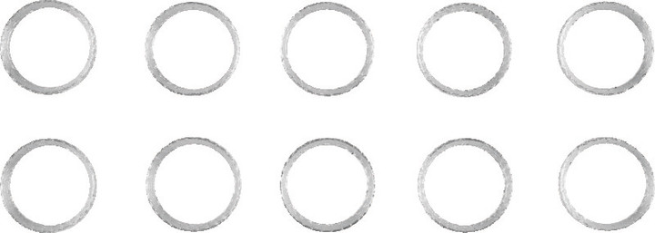 Twin Power 84-Up Evo BT and XL and M8 Exhaust Gaskets Replaces 65324-83 Tapered 10 Pk 43206
