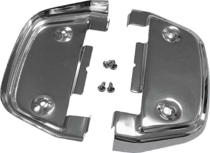 Bikers Choice 87-Up Touring Chrome Passenger Floorboard Undercover Kit 490638
