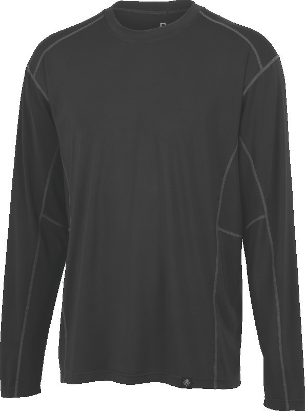FIRSTGEAR Base Layer Shirt Lightweight Long-Sleeve Dark Grey - XL 527589