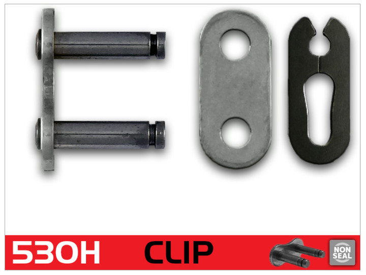 RK Chain 530H Clip Link - Natural 530H-CL