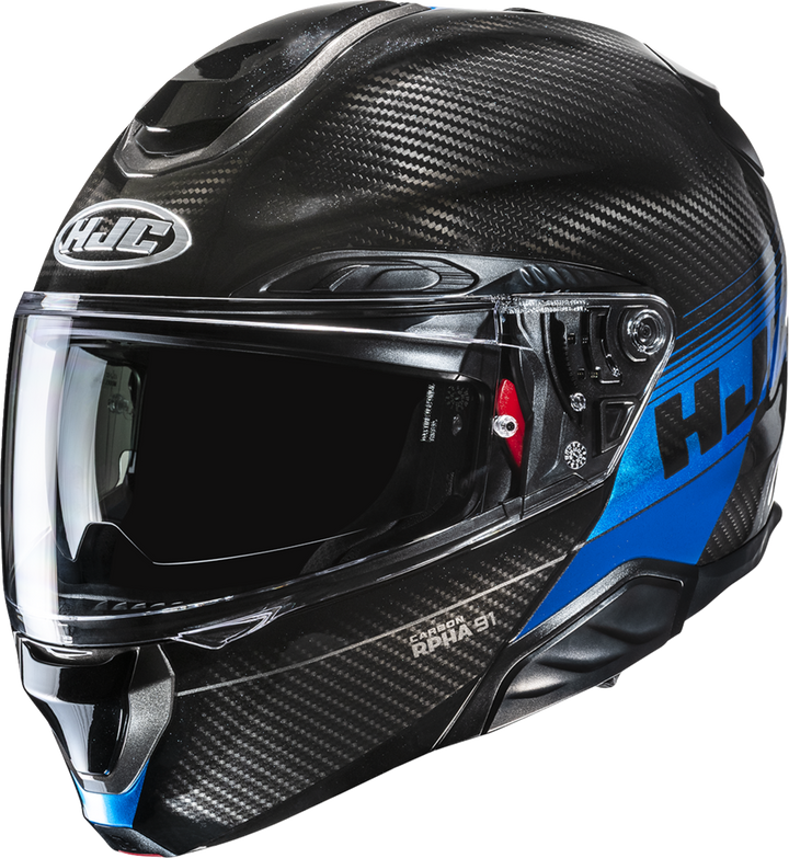 Hjc Rpha 91 Carbon Modular Helmet - Elig - Mc2 - Xl EB19NUS7202V