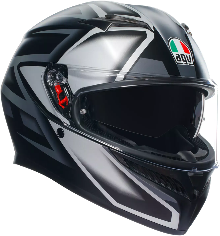 Agv K3 Helmet - Compound - Matte Black/Gray - Large 2118381004008L