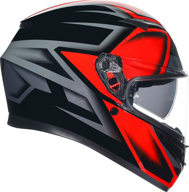 Agv K3 Helmet - Compound - Black/Red - Large 2118381004009L