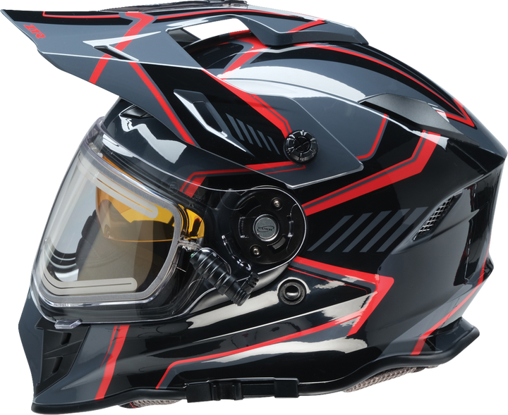 Z1R Range 2.0 Snow Helmet - Rotor - Black/Red - Xs 0101-17229