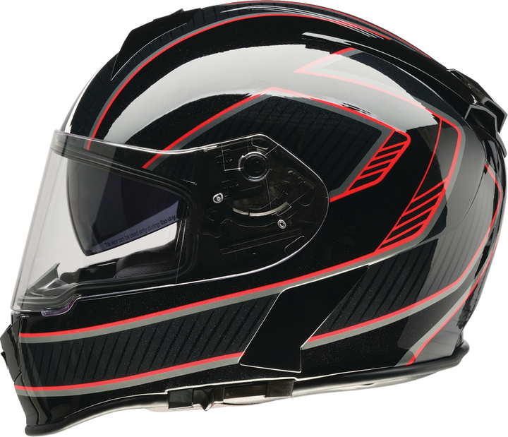 Z1R Warrant Helmet - Amplify - Black/Red - Small 0101-17892